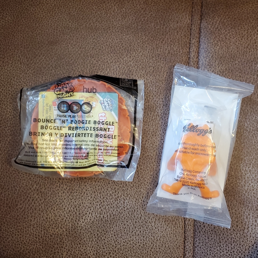 Kellogg's bowl buddy Tony the Tiger, McDonald's Bounce 'n' Boogie Boggle